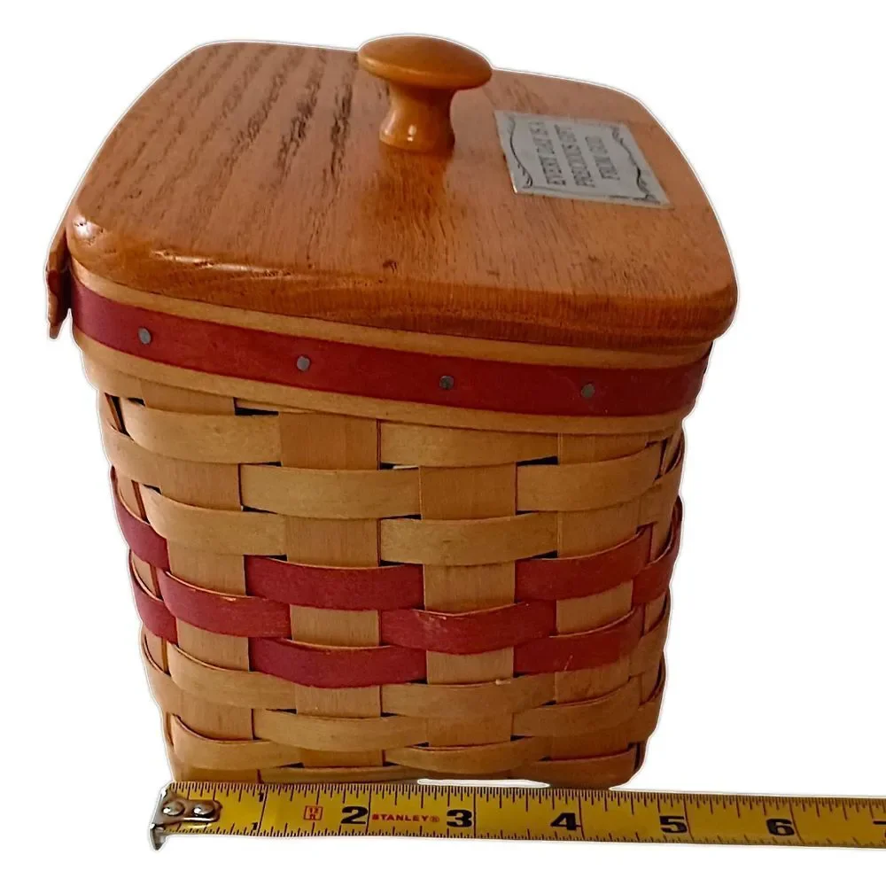 Bradford Basket Co Basket Lidded Handmade‎ USA Everyday A Precious Gift From God